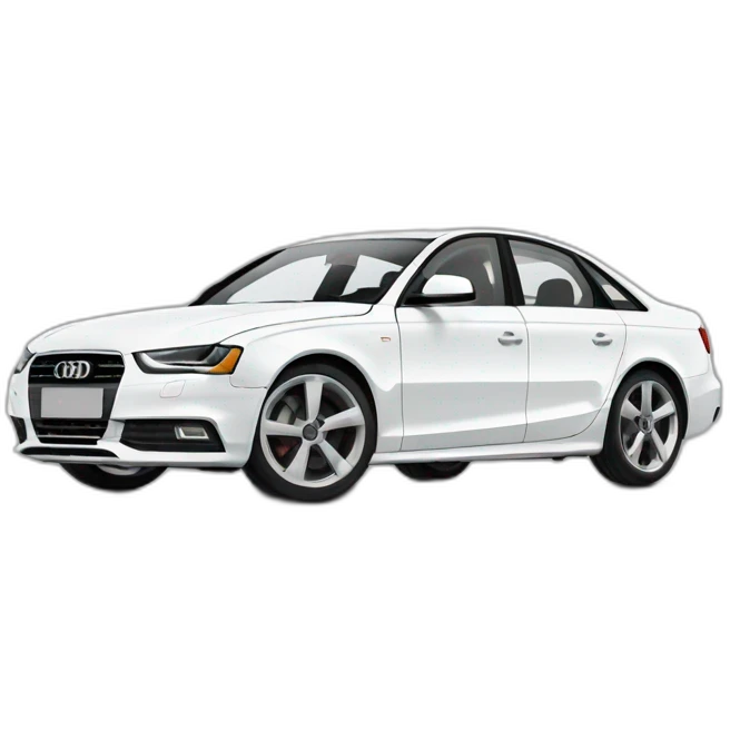 audi a4 white emoji