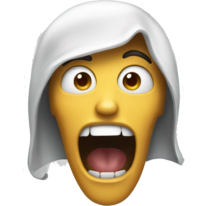 Scream emoji