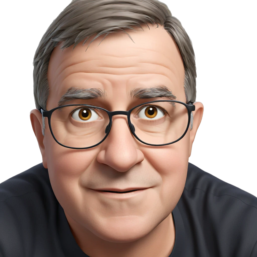 smiling boy adjusting his glasses emoji