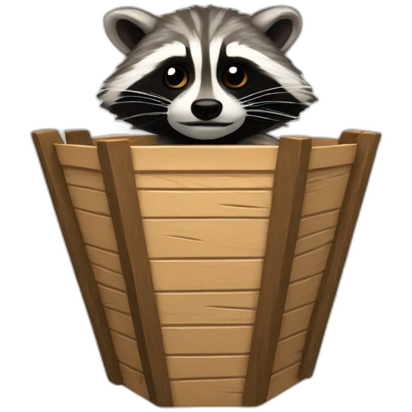 racoon-coffin emoji