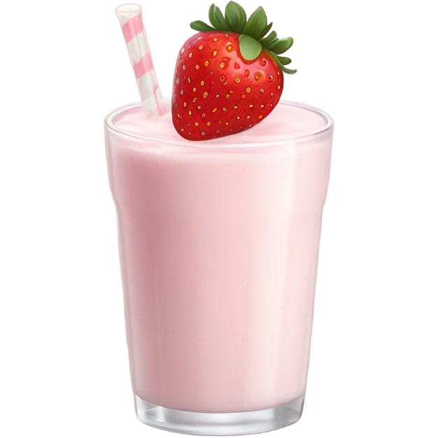 Strawberry milk emoji