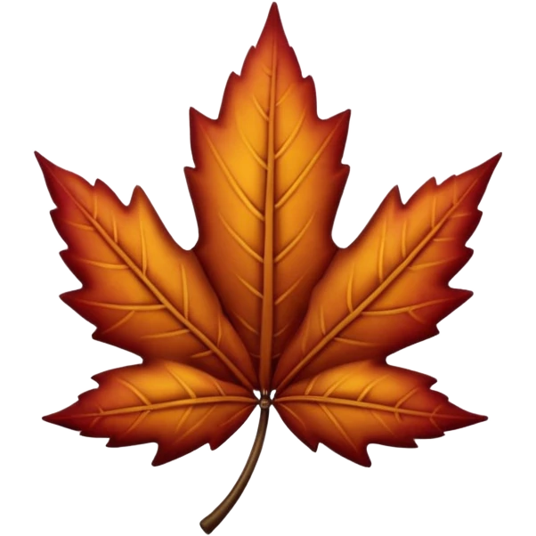 quiero una fucion de pernos y hojas de arbol emoji