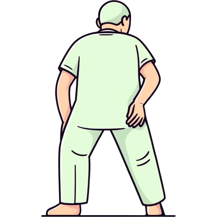 Me with back pain  emoji