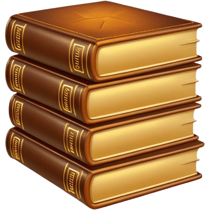 books, golden glow emoji