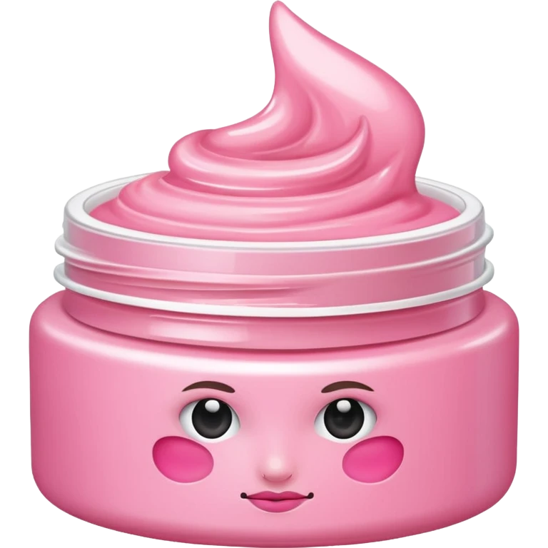 pink face cream  emoji