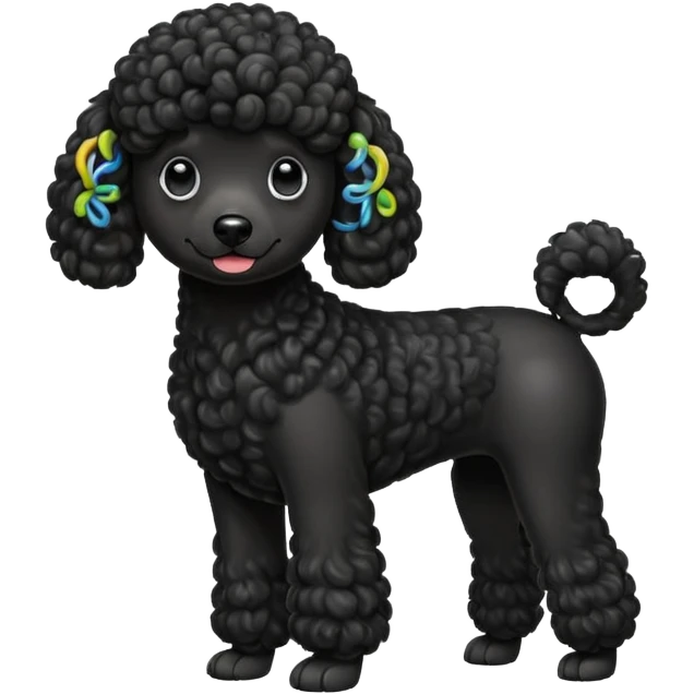 Black Poodle emoji