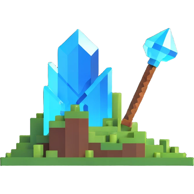 Minecraft Crystal PvP emoji