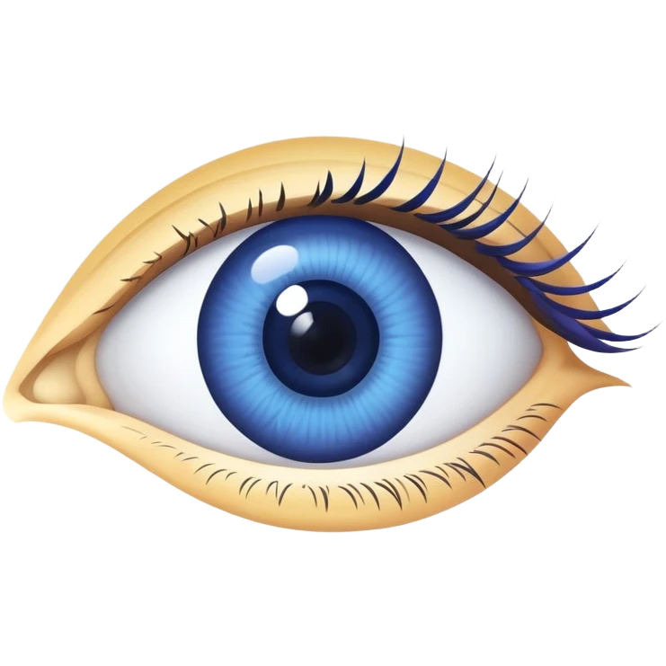 eye blue emoji