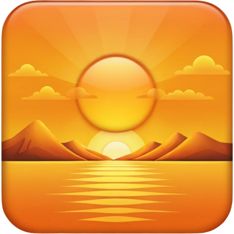 make a sunrise
 emoji