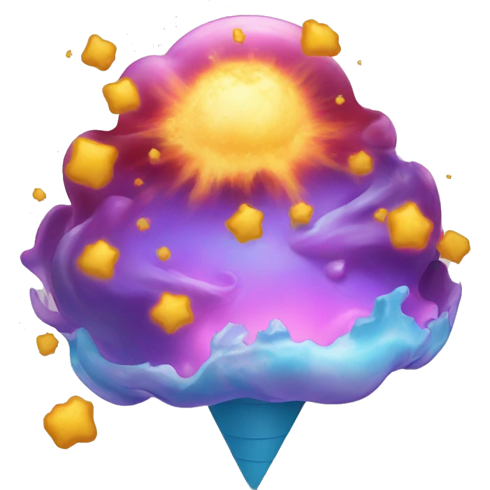 supernova,explosion,melting ice cream,19-25 woman emoji
