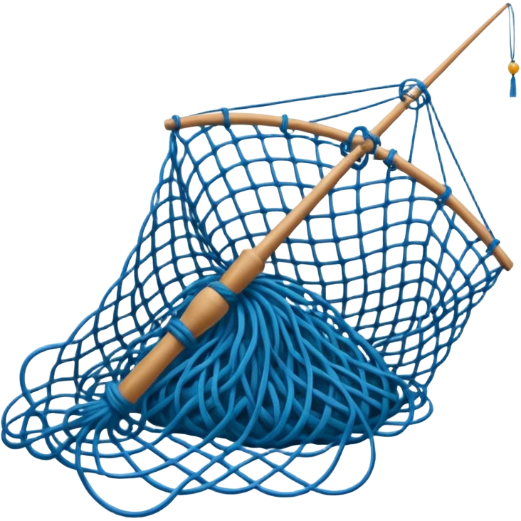 fishing net sea emoji