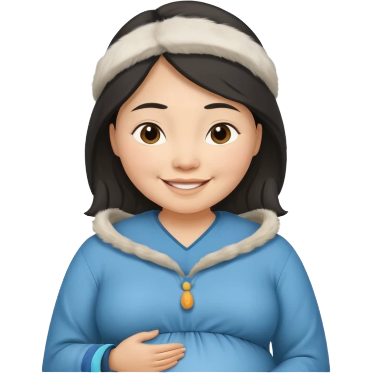 pregnant inuit woman emoji