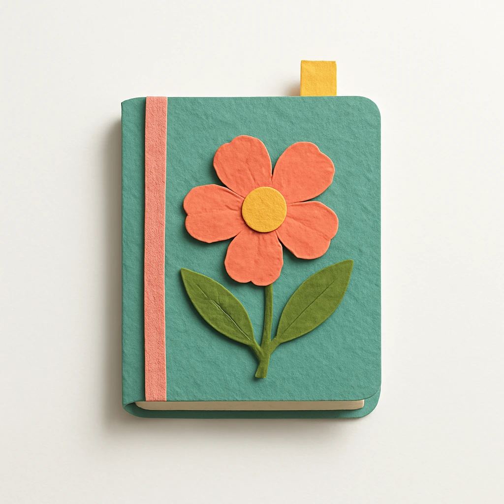 floral journal emoji