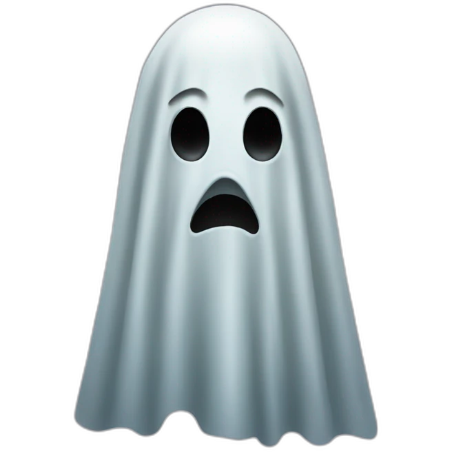 real real ghost emoji