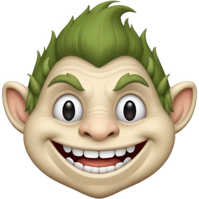 Troll face meme emoji