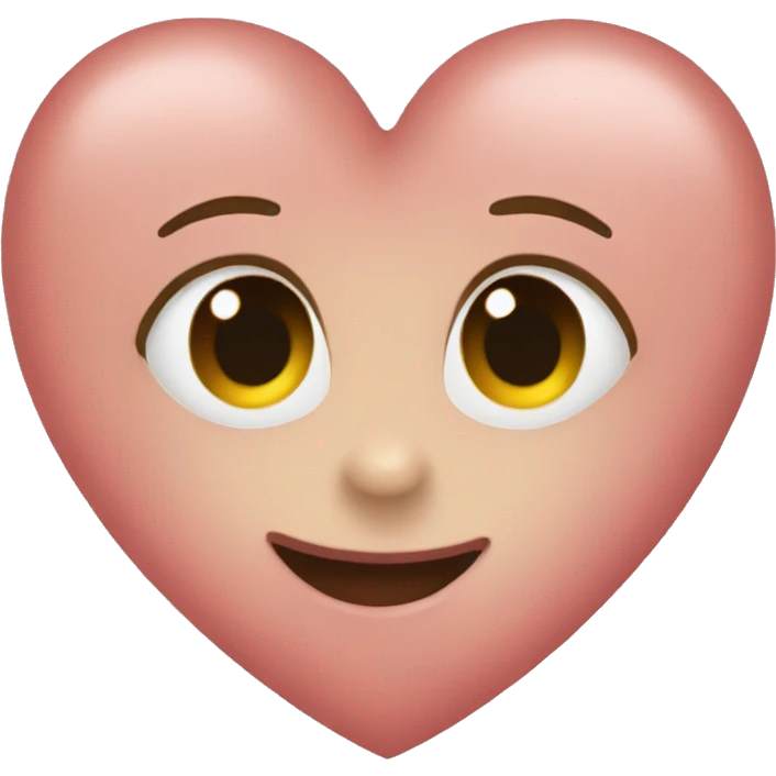 Bege heart  emoji