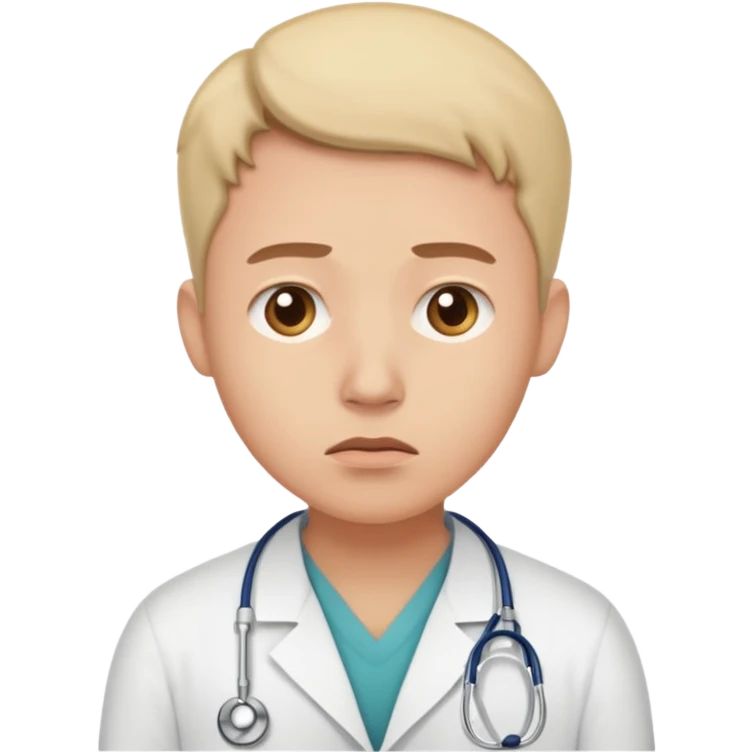 They need some concern on their face; they need to be considering one of two medical options. Can you draw these as people and not as doctors!!!! emoji