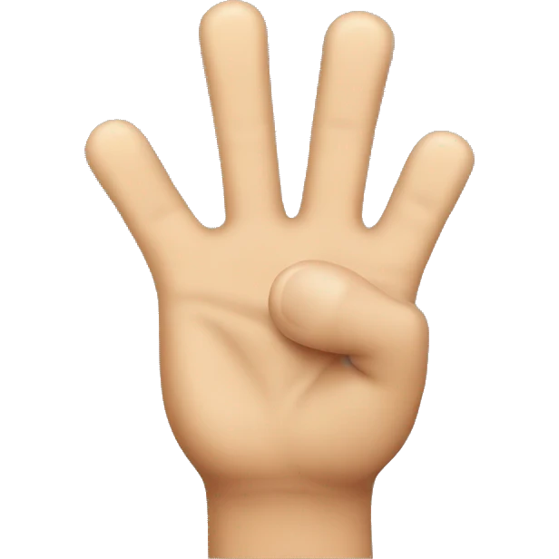 two finger swipe emoji