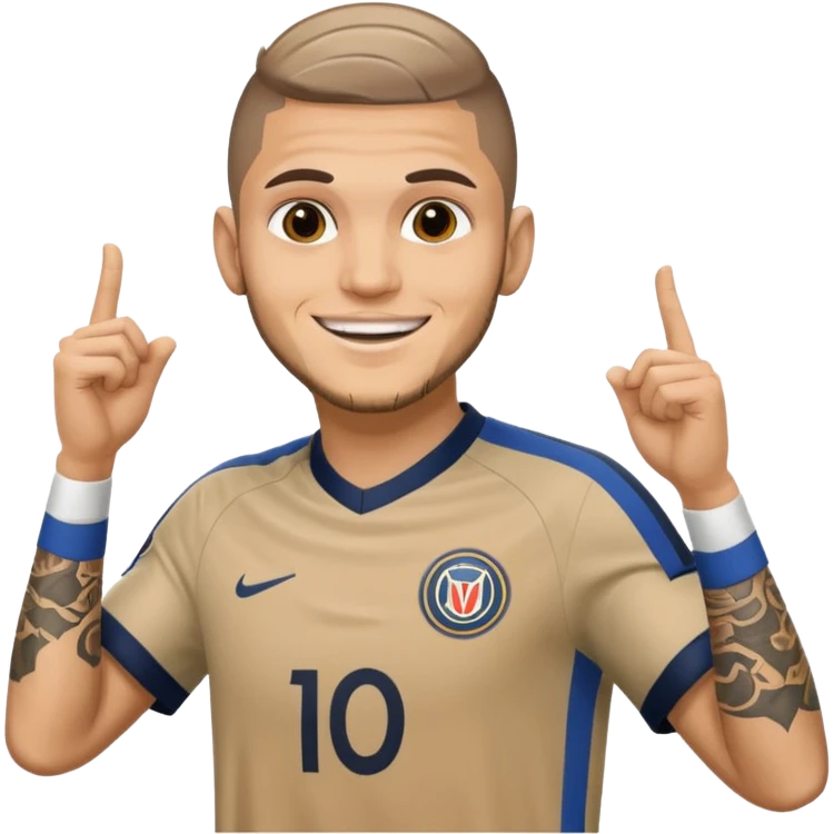 Mauro icardi gol sevinci yapıyor emoji