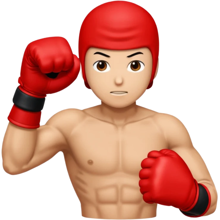 Saitama red hand punch emoji
