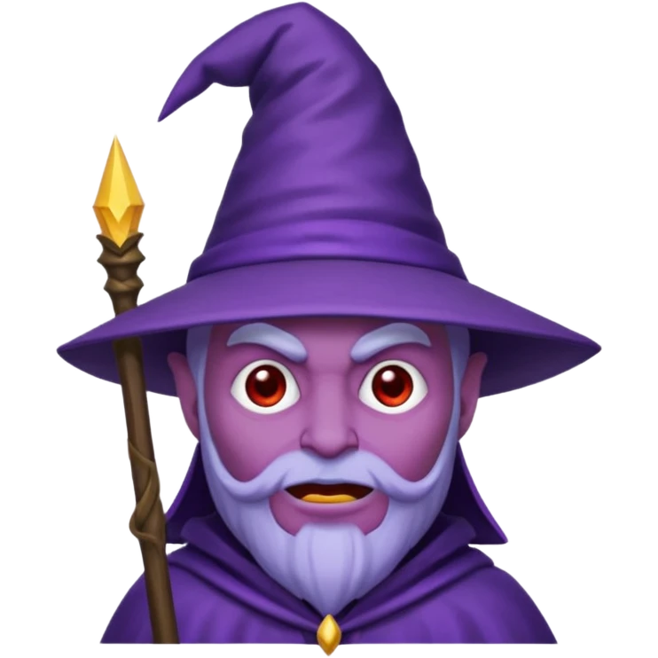 Emoji evil wizard emoji