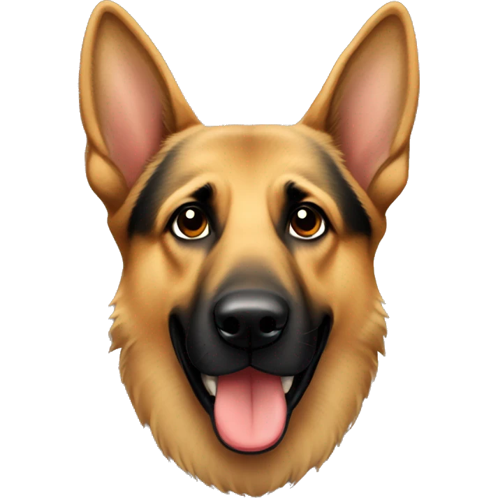 German Shepard  emoji