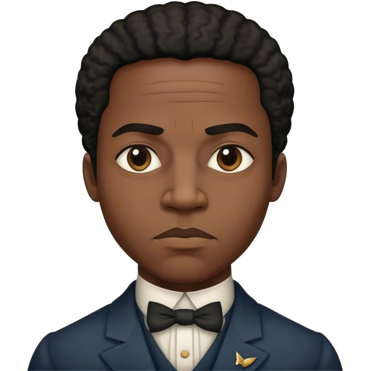Cinematic Realistic Martin Luther King Jr. Portrait Emoji, depicted as a compassionate determined civil rights leader in period attire with a powerful gaze, rendered with rich textures and inspiring dynamic lighting that captures his historic legacy. emoji