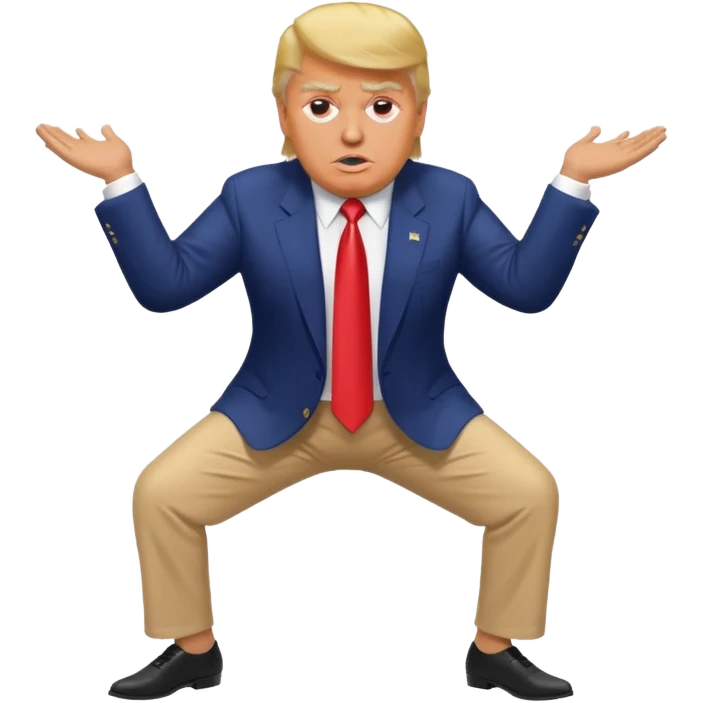 donald trump twerking  emoji