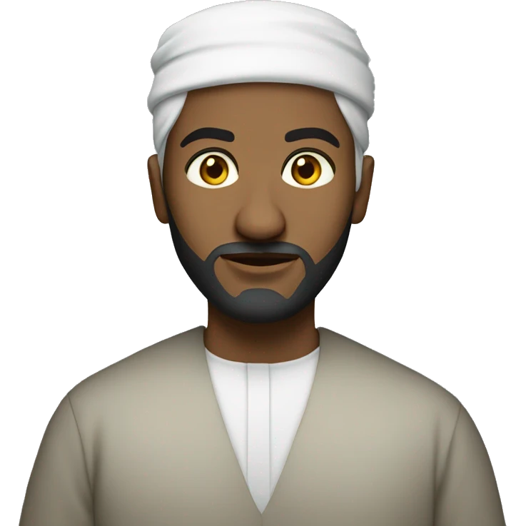 serious Muslim  emoji