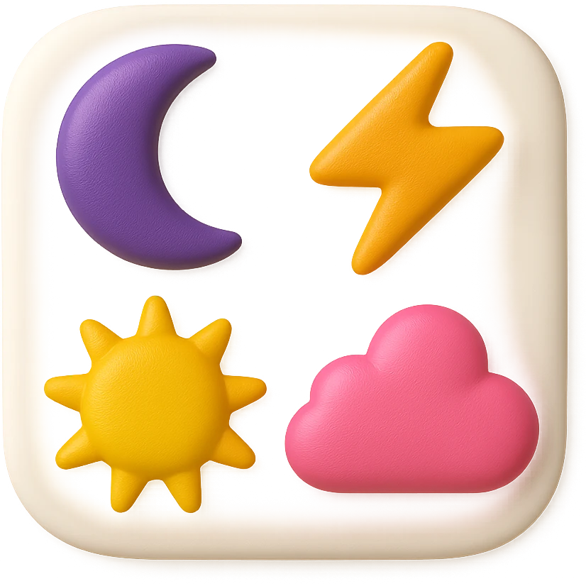 make four emojis in same style emoji