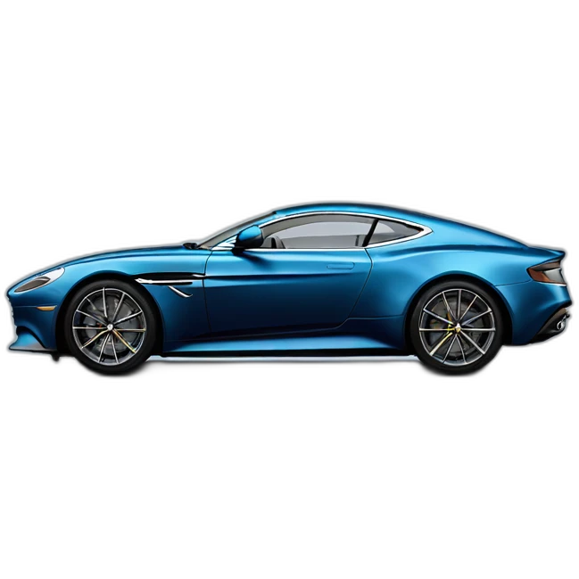 Aston Martin azul emoji