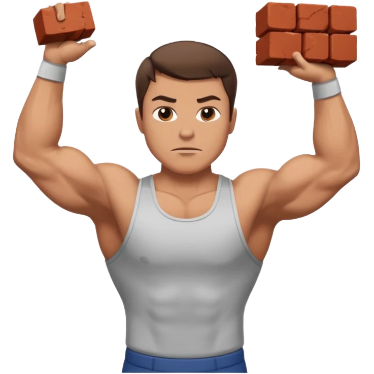 guy throwing brick  emoji