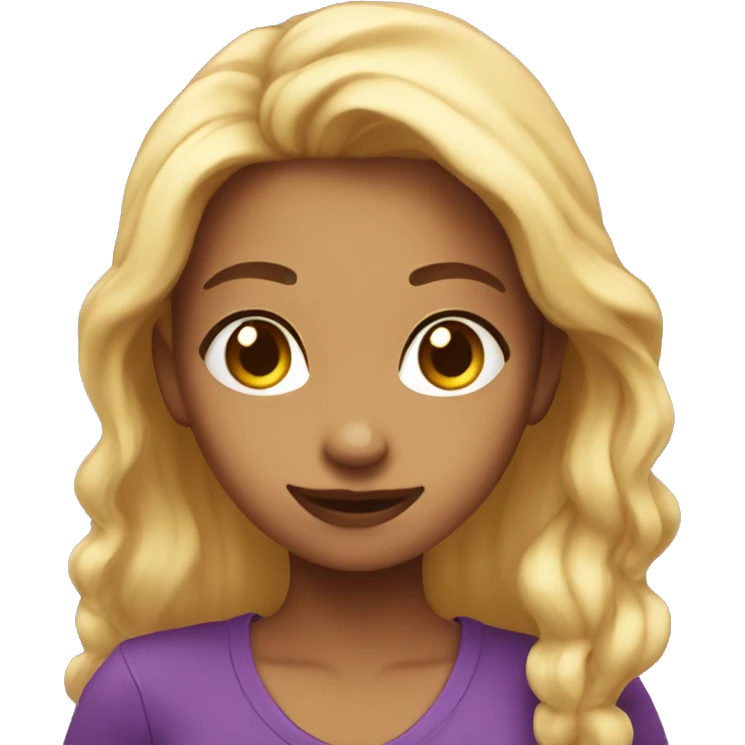 Violete hart emoji