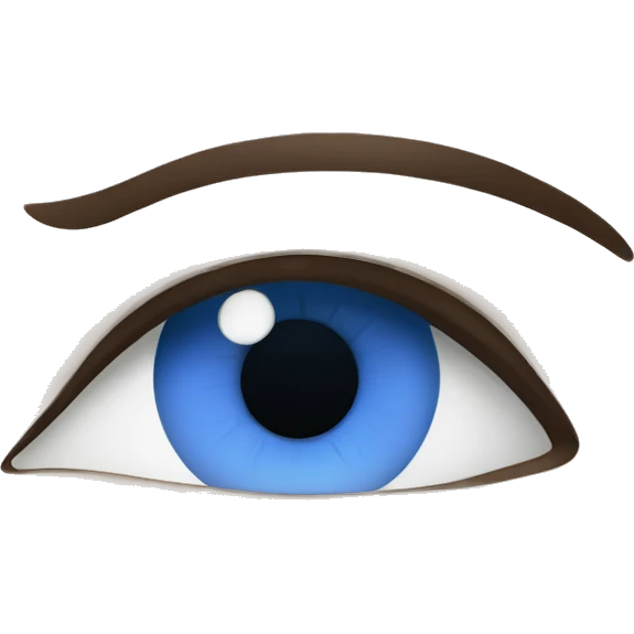 femme brune aux yeux bleus et au tein clair emoji