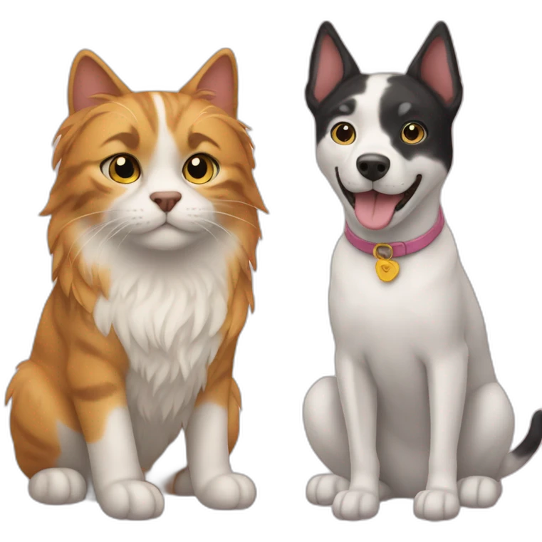 cat-and-dog emoji