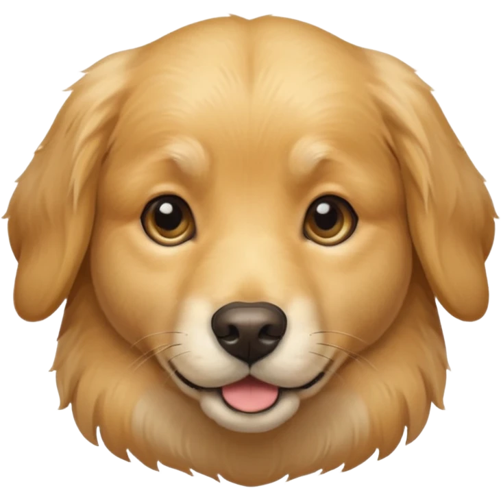 Hopeful dog emoji