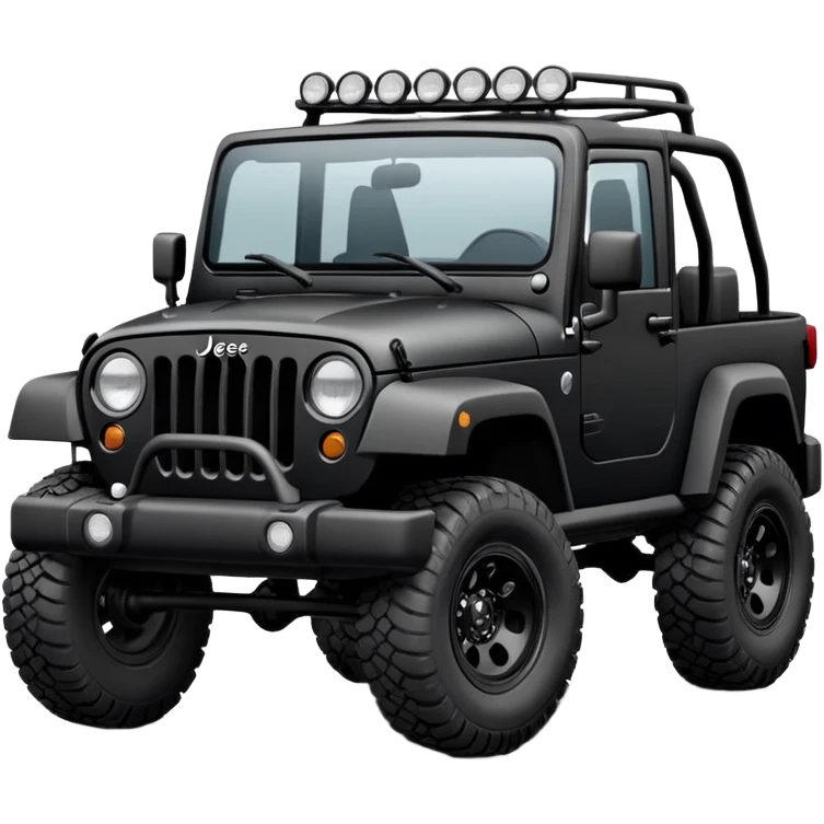 Black jeep emoji