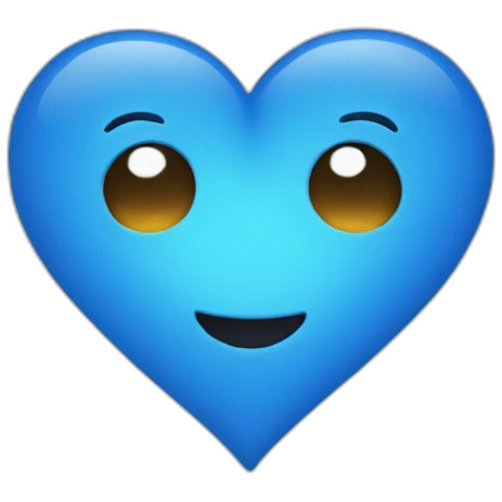 Blue heart  emoji