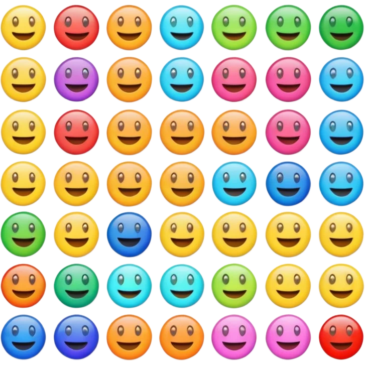 Colour in circles emoji