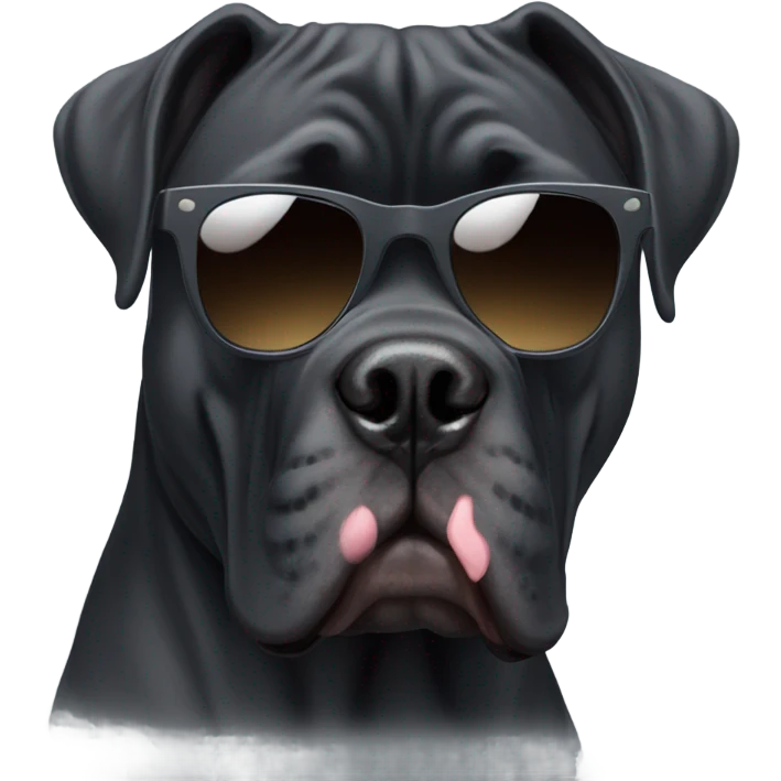 Cane corso with sunglasses  emoji