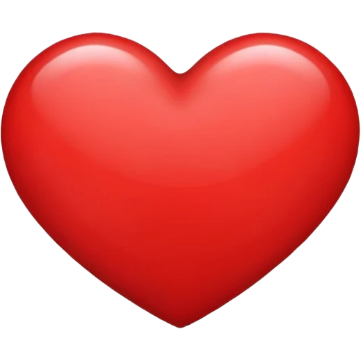 red heart emoji