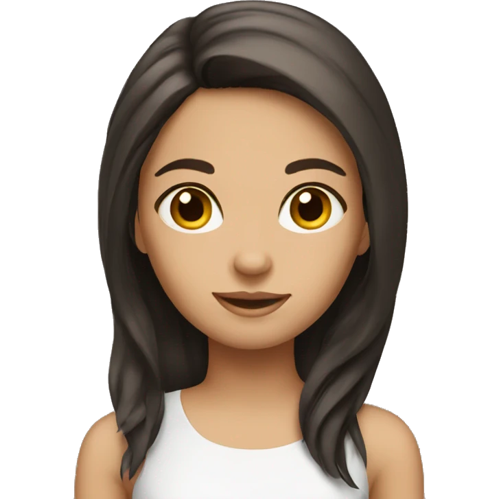 brunette girl  emoji