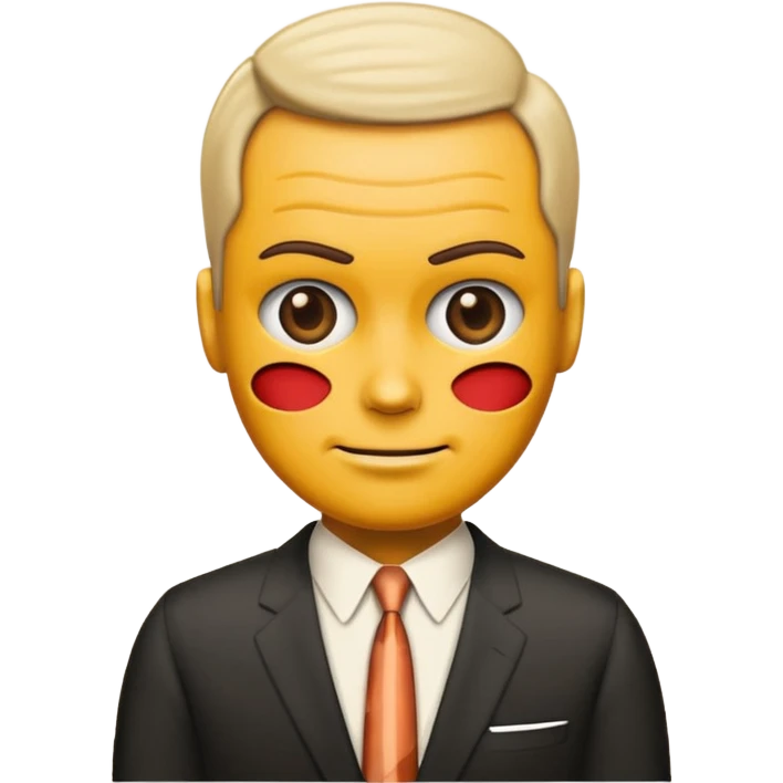 mad men with emoji head emoji