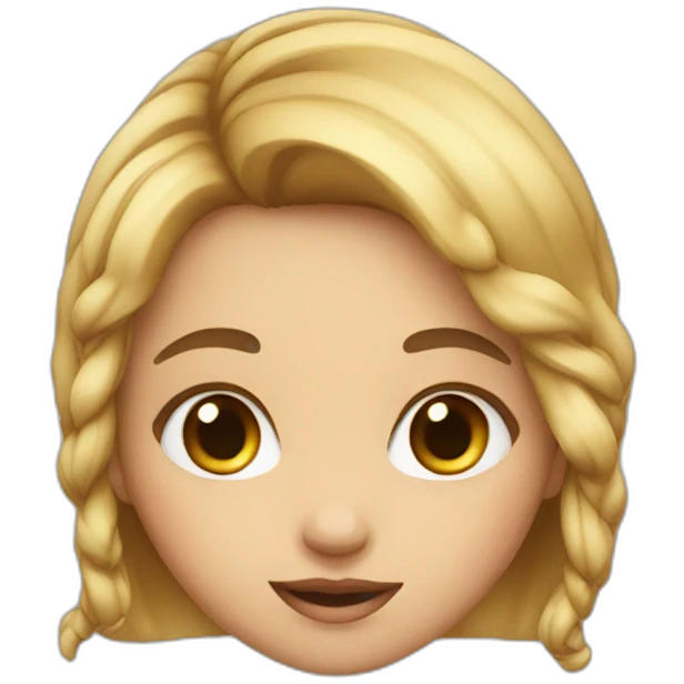 Cute girl emoji
