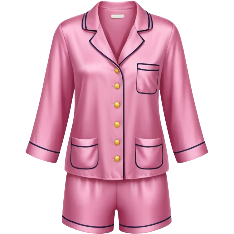 Cute pink silk pjs emoji