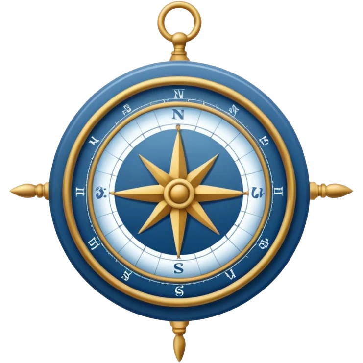 blue-white sea navigation chart emoji