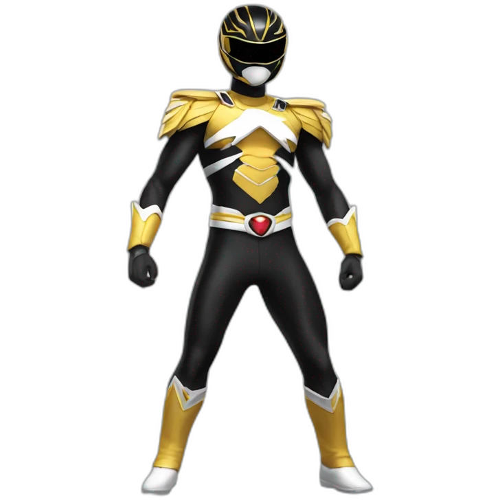 black power ranger full body emoji