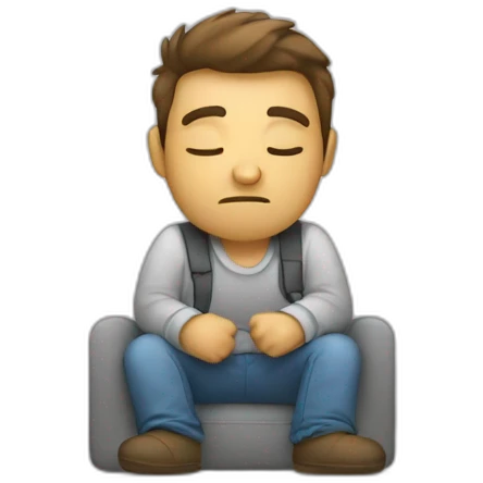 sleepy \software developer emoji