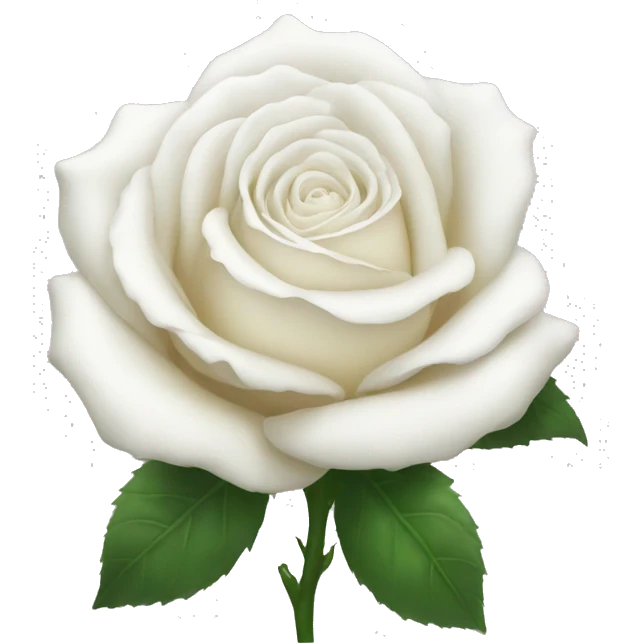 White rose emoji
