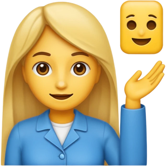 emoji de ofrecer los servicios de una manera inteligente y organizada emoji